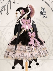 Bramble Rose -The Witch Transformed From A Cat- Gothic Lolita Full Set