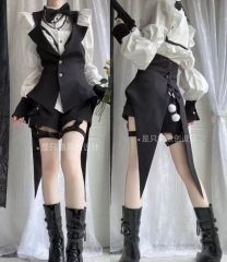 Prince's Ball Ouji Lolita Vest, Blouse and Shorts Set