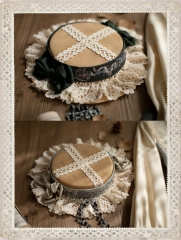 Avenue Denfer -Sacred Stained Glass- Vintage Gothic Lolita Hat