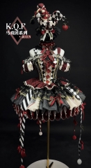 MieYe -Magic Circus- Black X Red Colorway QUEEN Lolita Collection