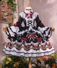 Bramble Rose -Strawberry Eden- Vintage Classic Lolita OP Dress