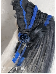 Alice Girl -Black Mist Feast- Gothic Lolita Bonnet and Neckbow