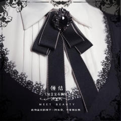 LingXi -Timeless Stripes- Vintage Classic Lolita Neckbow and Hairclips